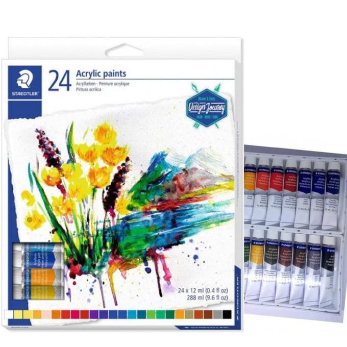 

~@~@~@~@] Cat Acrylic 24 Warna 8500 C24 Staedtler