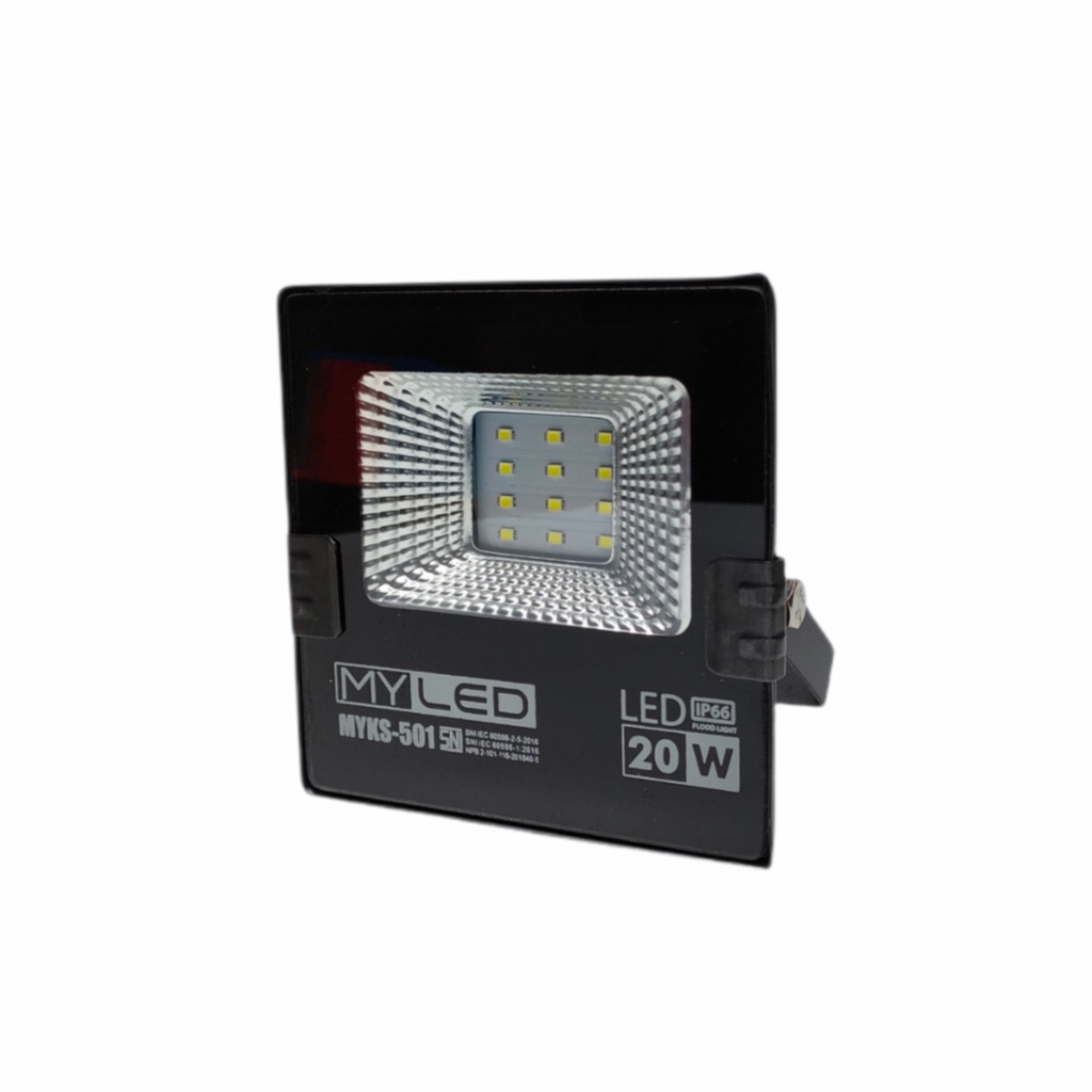 MYLED LED Flood Light / Lampu Sorot LED 20 Watt - Cahaya Putih &amp; Warm White