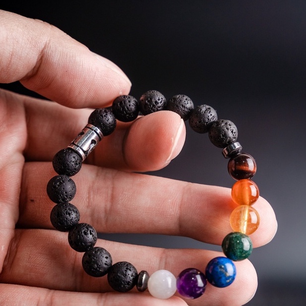 Gelang Batu "The 7 Chakras"