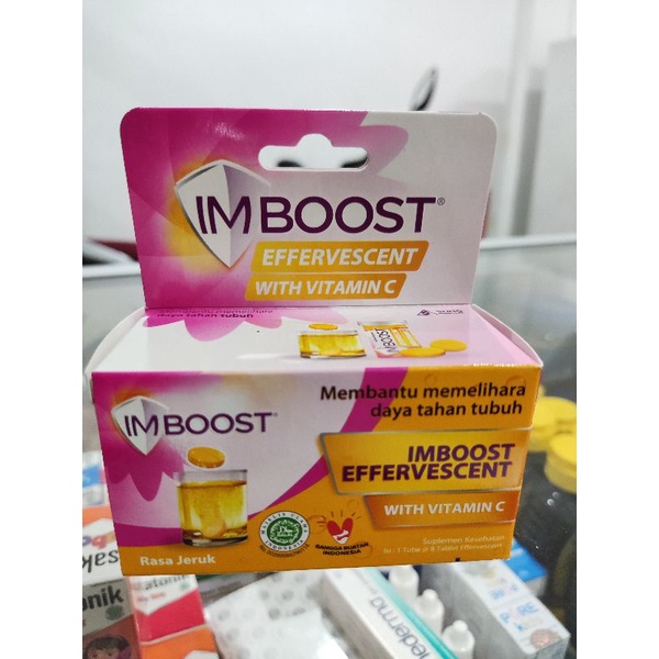 IMBOOST effervescent vitamin C suplemen isi 8 tablet