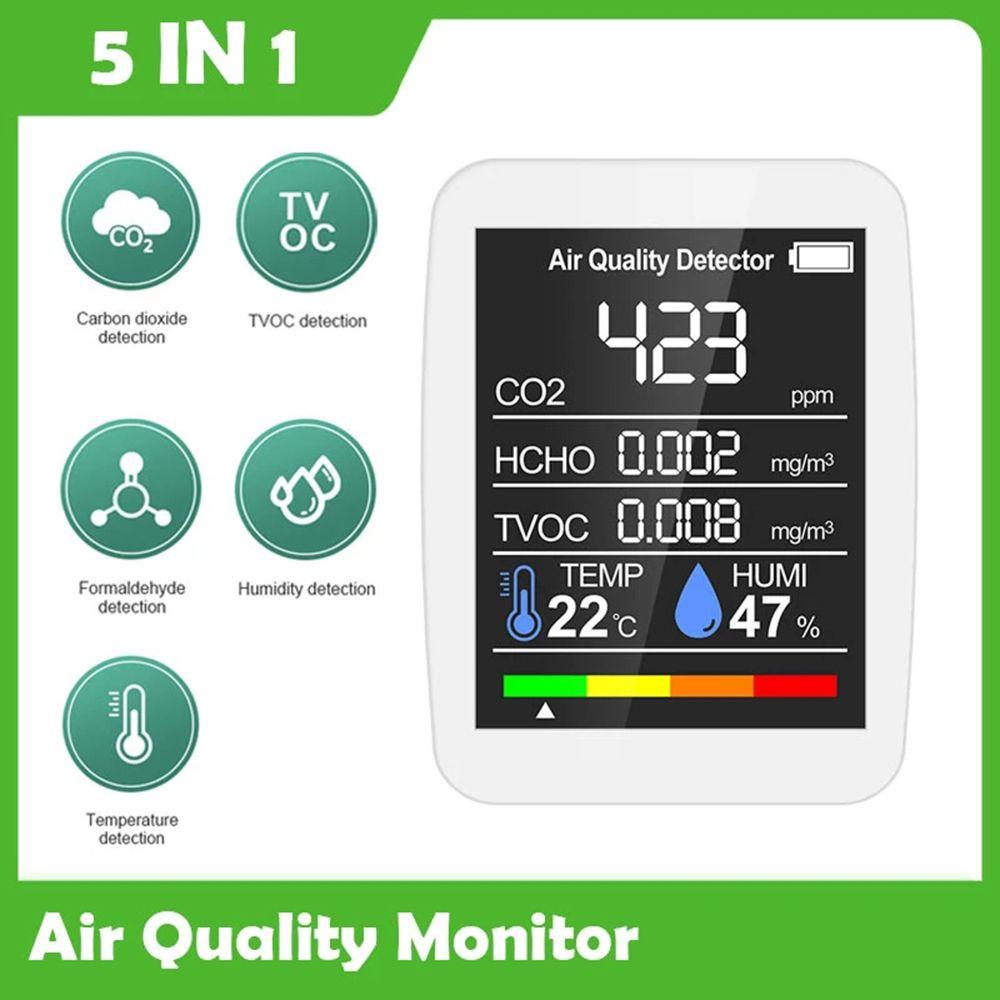 Solighter Detektor Kualitas Udara Listrik Presisi Tinggi Smart CO2 Tester