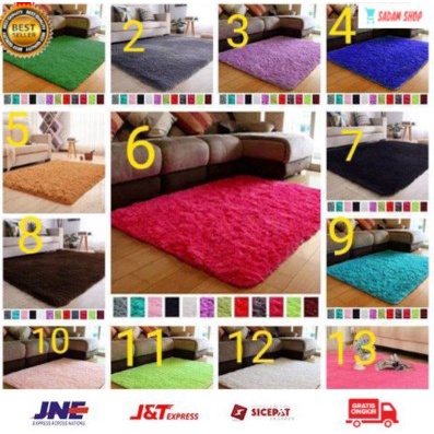 Karpet Bulu Rasfur kamar tidur domba Ukuran 103x165 tebal 5cm keren lu