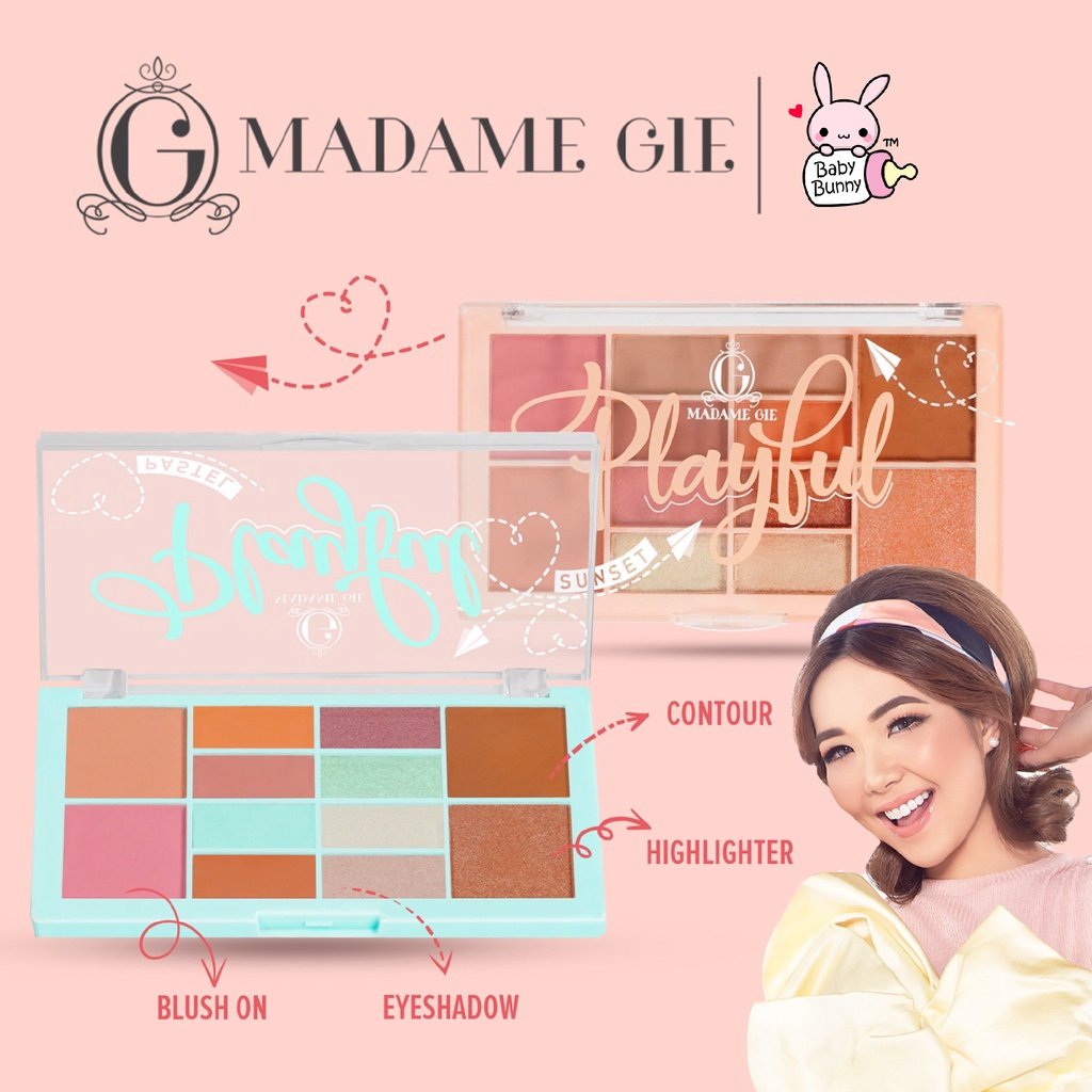 ❤ BELIA ❤ MADAME GIE To Go | GET AWAY Make Up Kit | Complete | Face Pallete | Take5 Palet wajah Madamegie getaway