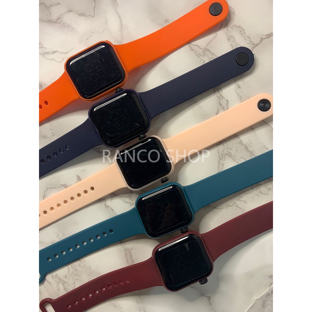 Jam tangan wanita murah LED PRIA SMART WATCH DIGITAL PRIA SMART WATCH LED SOFT Watch  BEST SELLER Sm