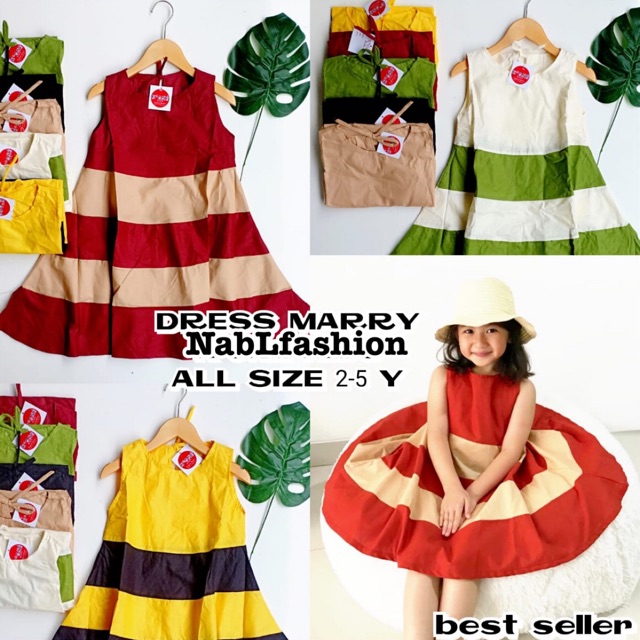 Dress marry untuk anak usia 2-5 tahun nablfashion dress umbrella dress lolipop anak