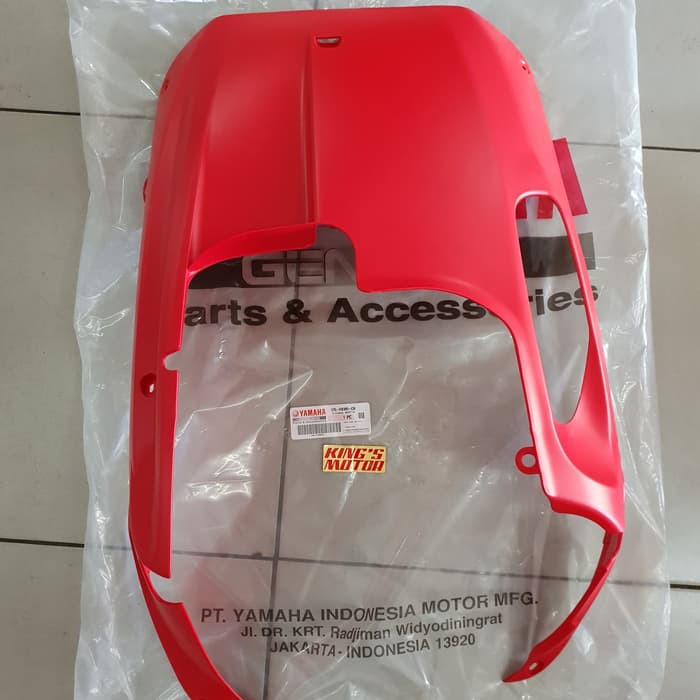 cover lower, cover kolong, dek bawah MIO KARBU MERAH ASLI YAMAHA