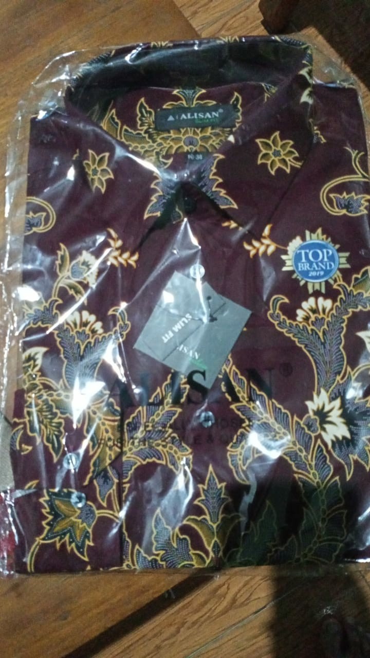 Kemeja Batik Panjang Alisan Slim Fit 10616