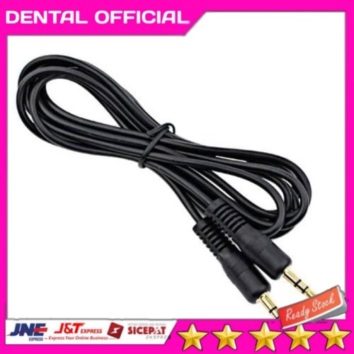 NEW Kabel Audio Single 1 Meter kabel aux mobil kabel jack mobil