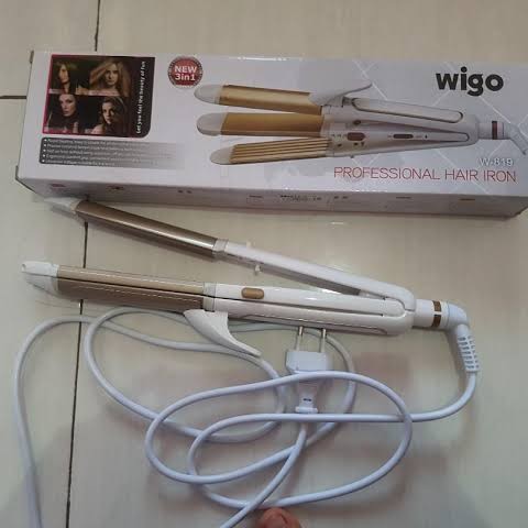 catok  VIRAL rambut WIGO  3 in 1 wigo w-819 -catok- keriting- ikal