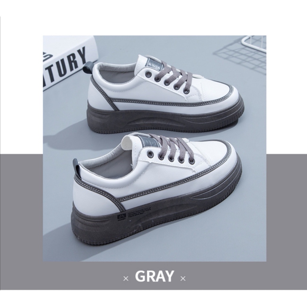 [SEPATU IMPORT88] Sepatu Wanita Sneakers Wanita Import Premium Quality SP 549-GREY