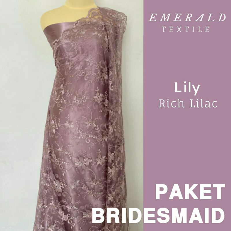 Paket Bridesmaid Spesial Package / Seragam Keluarga / Lamaran / Wisuda / Paket Bridesmaid By Emerald Textile