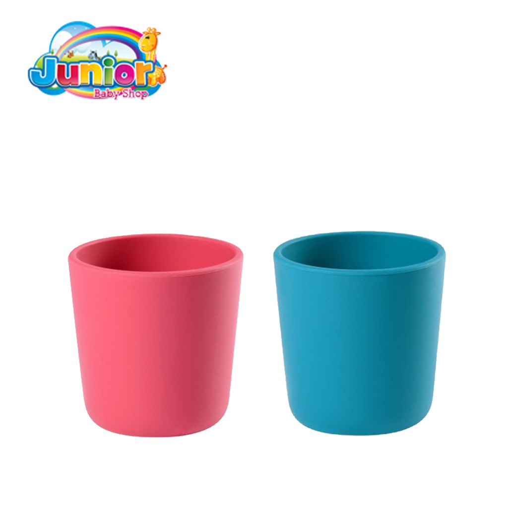 Beaba Silicone Glass 4m+ - Gelas Minum Anak