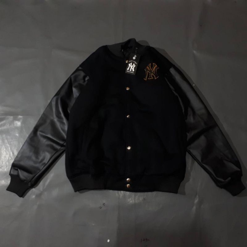 JAKET BOMBER VARSITY NEW YORK YANKESS HIGH QUALITY CASUAL HYPE FASHION PRIA