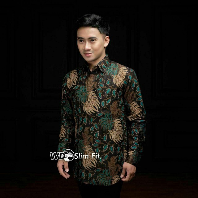 Baju Batik Pria Slimfit Big Size M L Xl Xxl Atasan Kemeja Batik Lengan Panjang Original Katun Primis