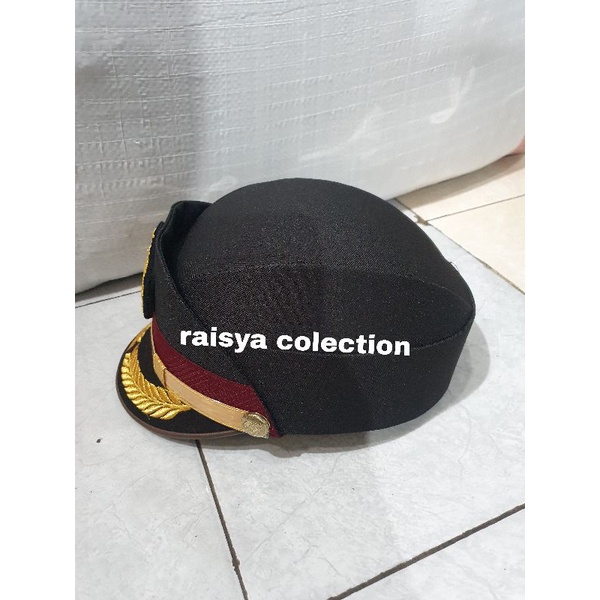 topi pet polisi wanita / topi pet polisi cewek