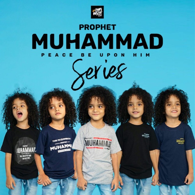Ammarkids Kaos Anak Muslim Seri Nabi Muhammad