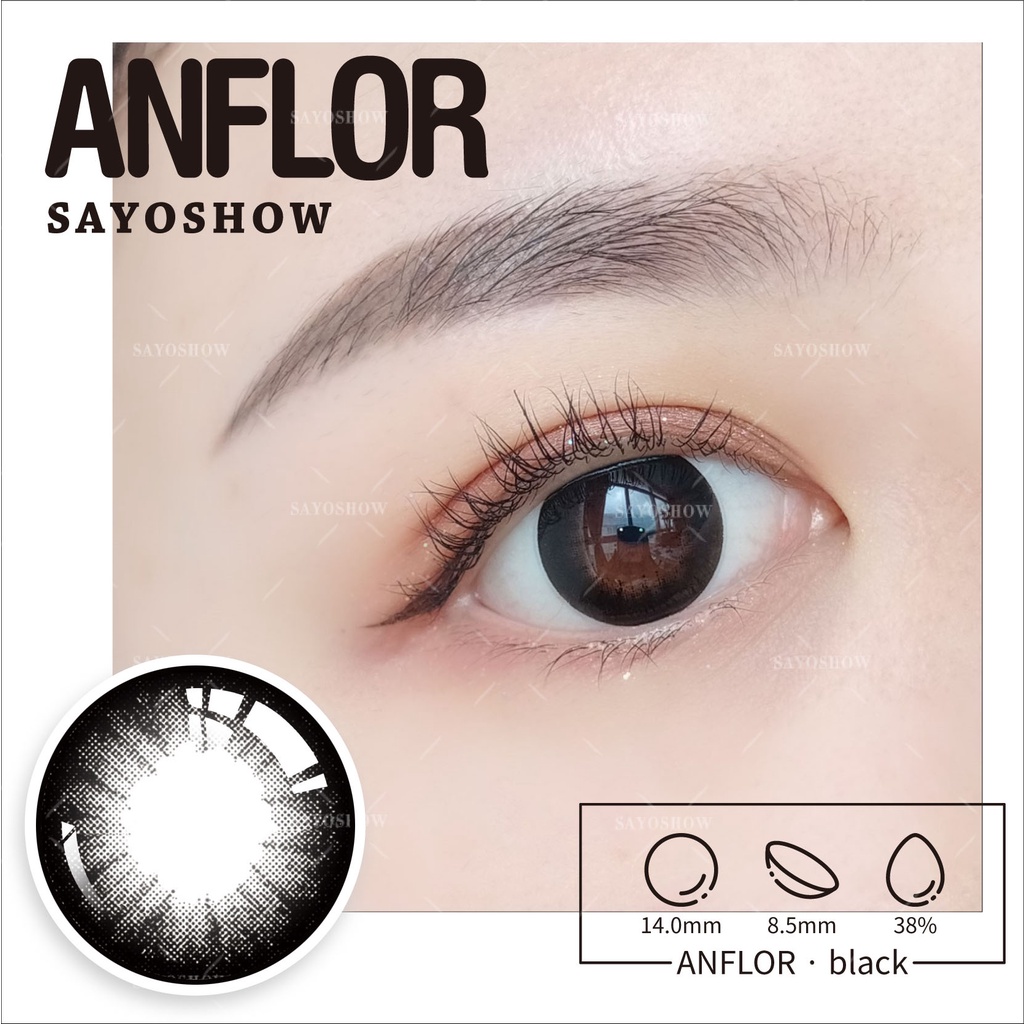 SAYOSHOW - Softlens ANFLOR Normal, Minus 1.00 S/D 8.00 (14 mm)