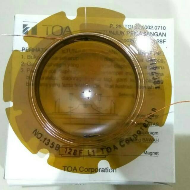 Spul Corong TOA 135B 128F Original