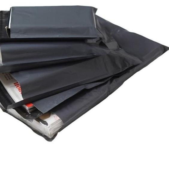 

ISI 100 lembar PLASTIK ONLINE SHOP + LEM / POLYMAILER TEBAL 25X35 - HitamTps