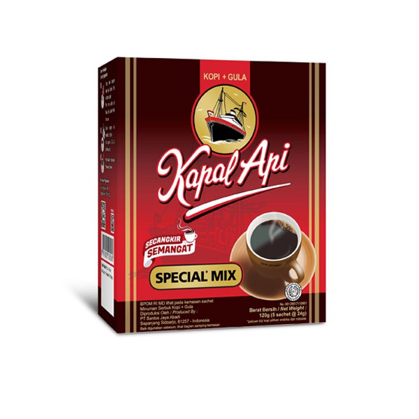 

Kapal Api Coffee Mix Box 5 Pcs X 25 Gr Surabaya