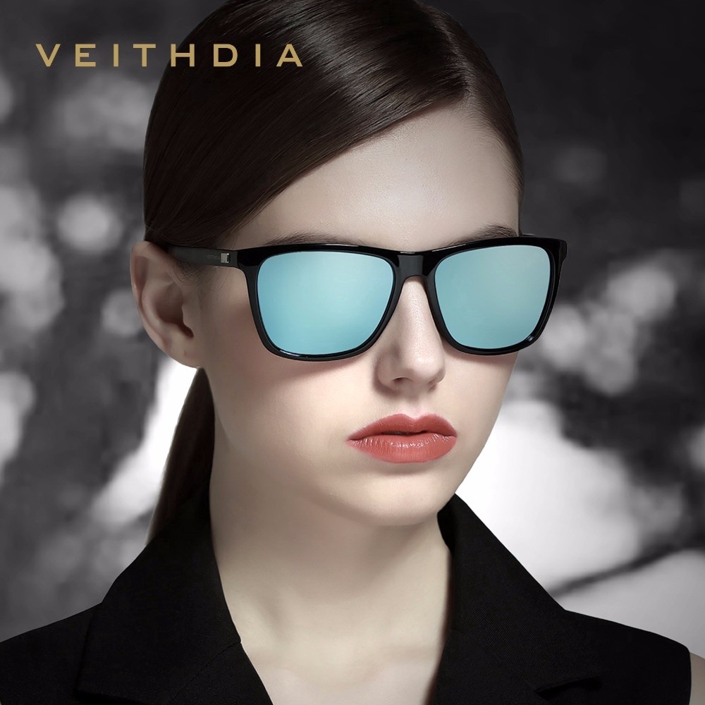 Kacamata Veithdia Anti UV400 Polarized Pria Wanita V6108