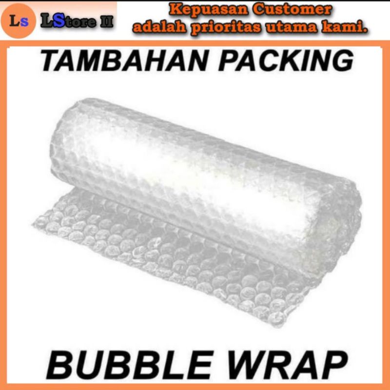 

Bubble wrap tamabahan / packing extra aman