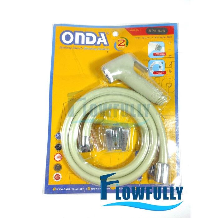 S 75 HJS ONDA TOILET SHOWER HIJAU MUDA BIDET CEBOK