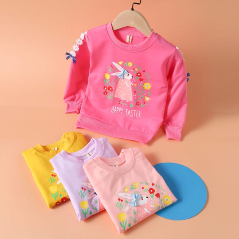 ￼Switer Anak Import 6-12Tahun/Kaos Anak Tangan Panjang/Sweater Anak Perempuan Import