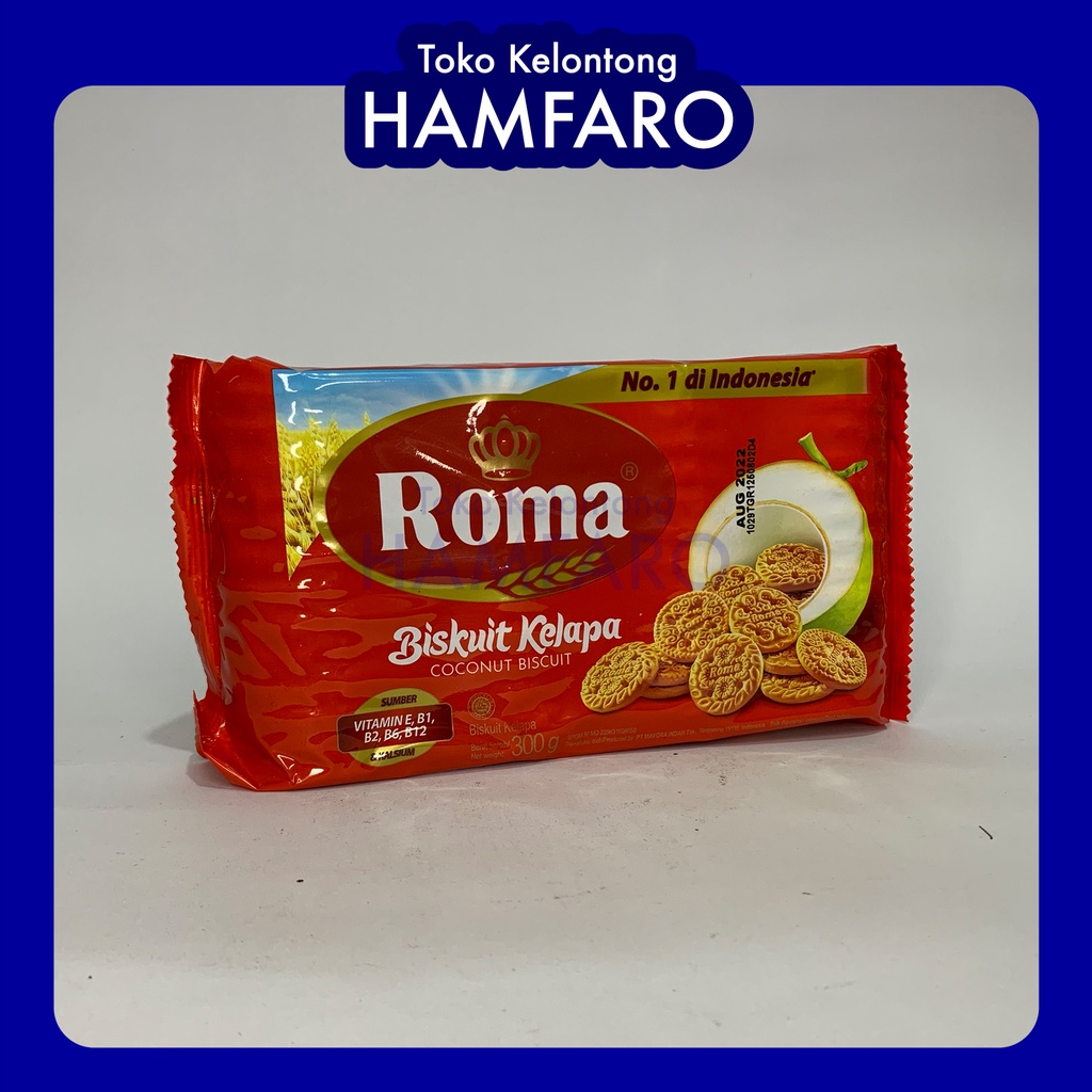 

[PROMO!!!] ROMA BISCUIT KELAPA 300 GRAM / JAJANAN JADUL