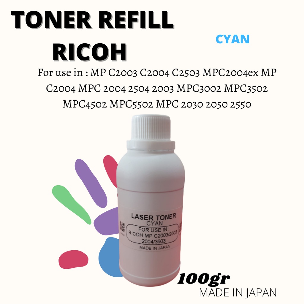 Toner Refill Ricoh Gestetner MPC2004ex MP C2004 MPC 2004 2504 2003 2503