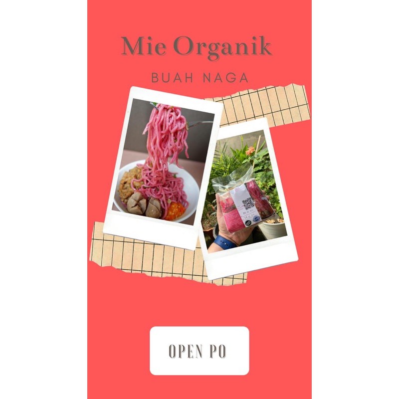 

Mie Organik Buah Naga Dapur Baba