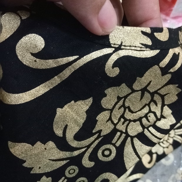 Batik Couple Keluarga Sania Ruffle Ori Ndoro Jowi Dnt Motif Bakung