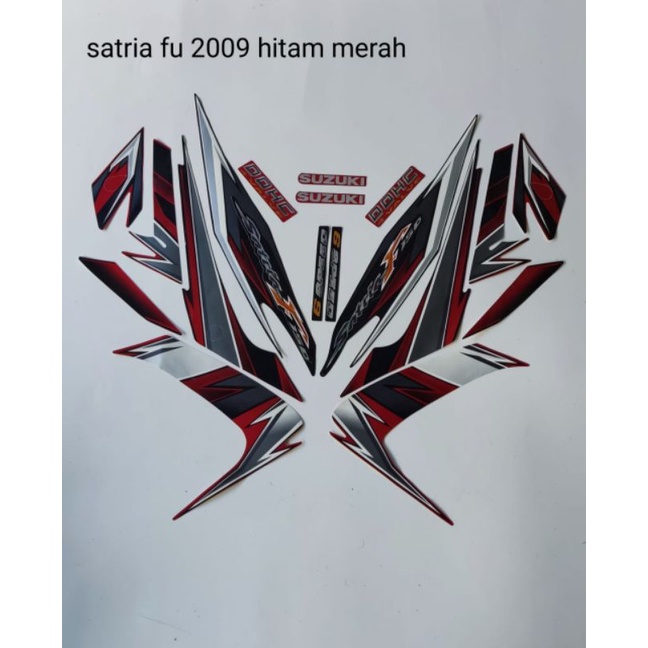 STRIPING SATRIA FU 2009 HITAM