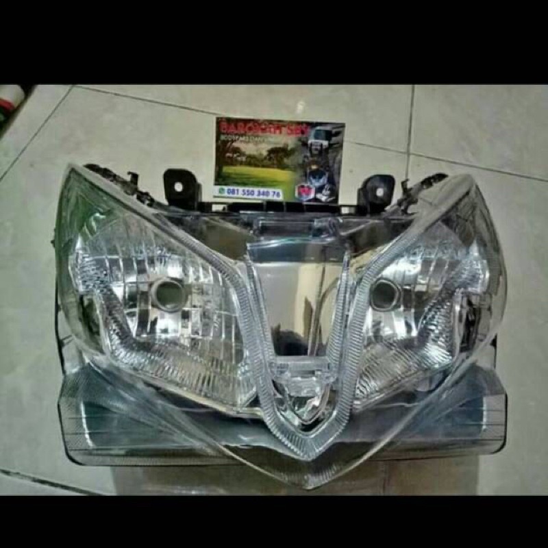 Reflector vario tecno 125 old lampu depan vario tecno 125  2013/2014 riting vario tecno 125 old