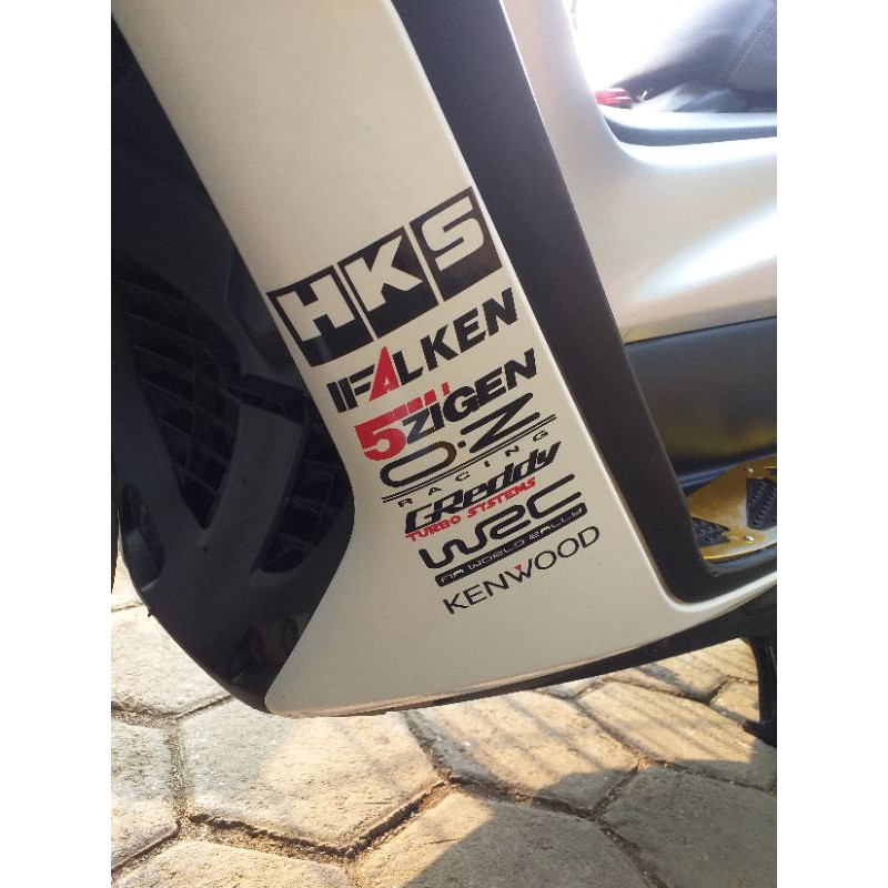 

sticker cutting sponsor ,size 8cm x18 cm