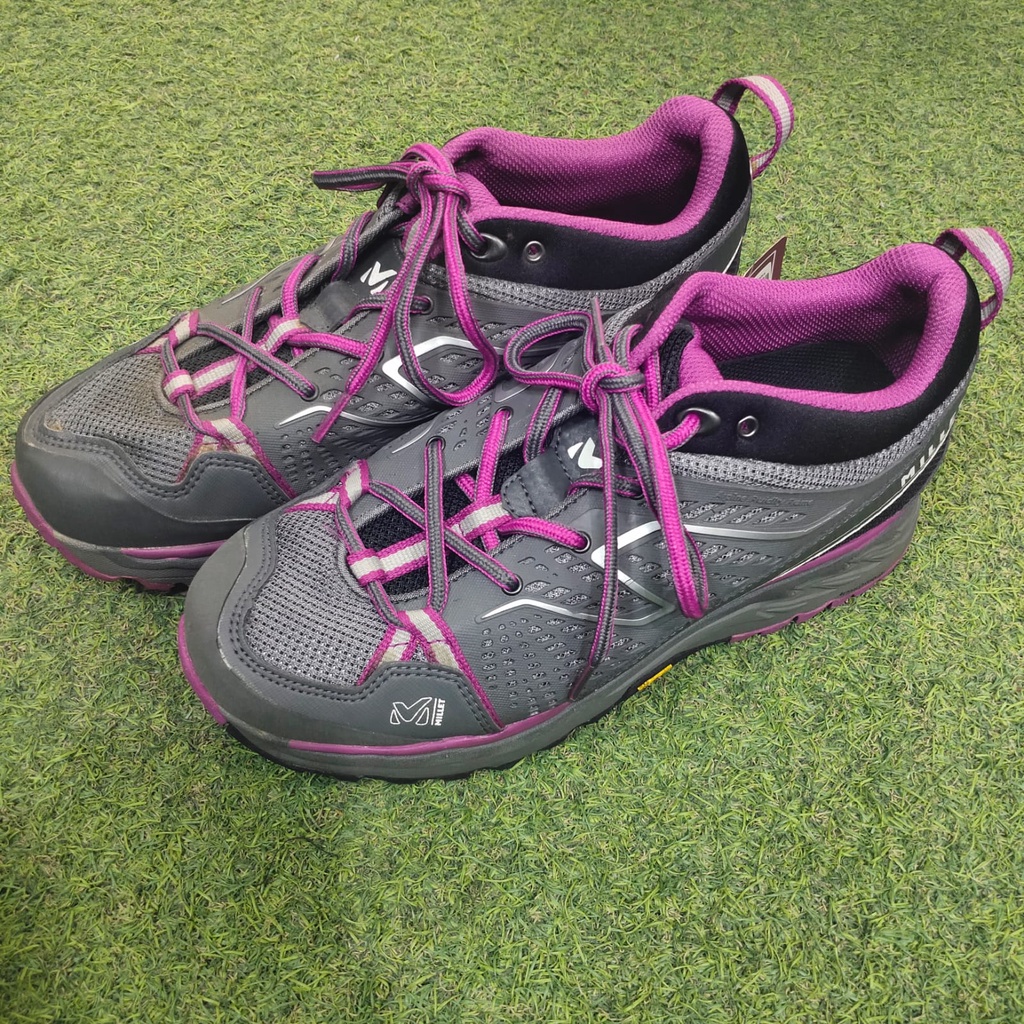 Sepatu Gunung Millet Fast Alpine Grey - Purple