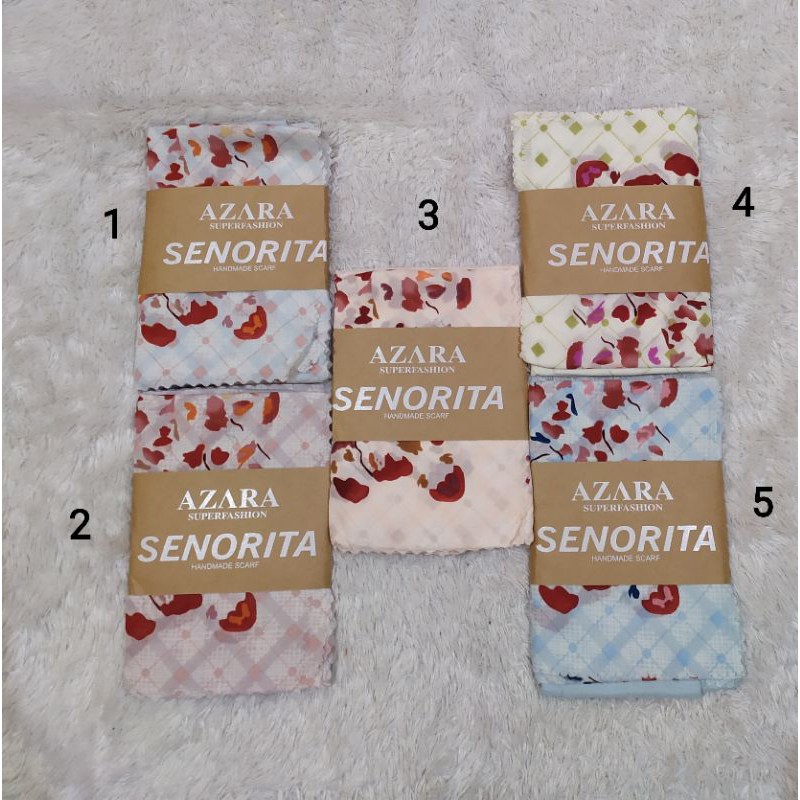 Hijab Segiempat Motif Senorita LaserCut by AZARA / Hijab Fashion AZARA
