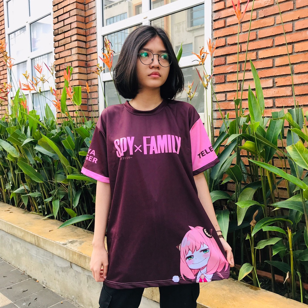 Tshirt Anya Big Fullprint Anime Manga SPY x Family Premium Unisex