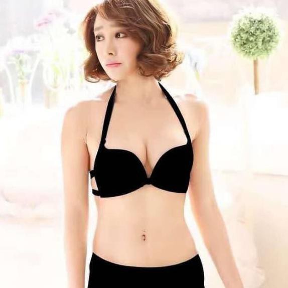 Sudah READY.. BH Tali Leher 6720 Kait Depan Push Up Bra - BUNGALILY