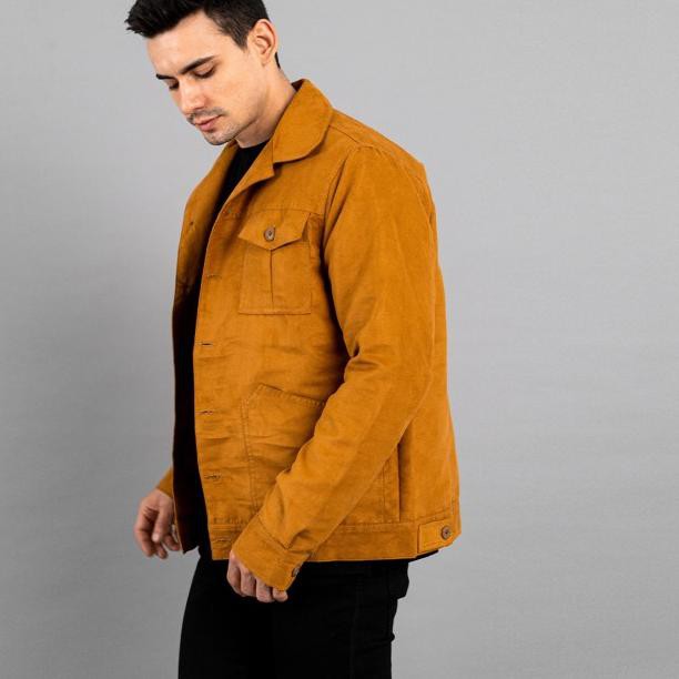 Trucker Jacket - Brown Suede - M