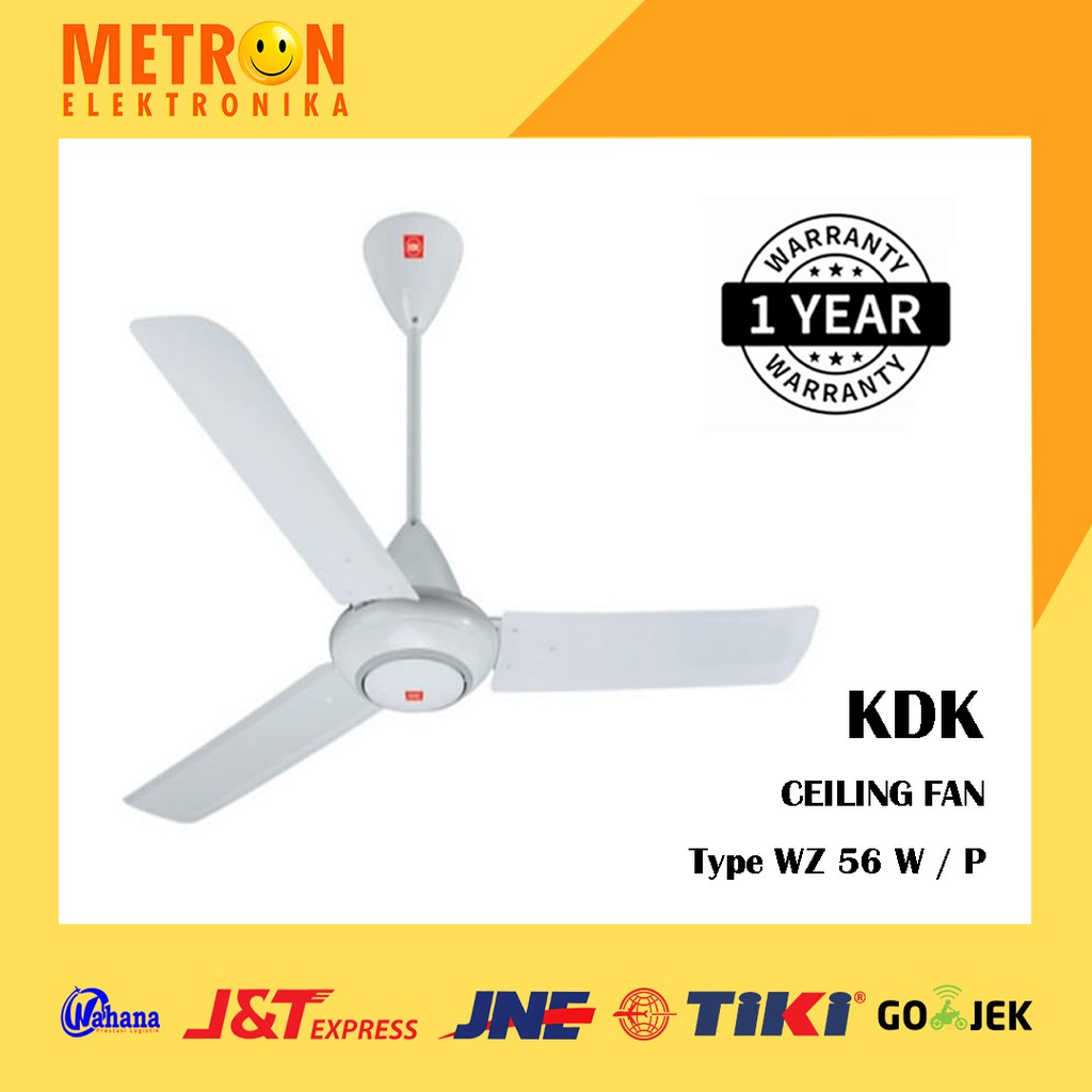 KDK WZ 56 W / P CEILING FAN KIPAS ANGIN BALING BALING / WZ56WP