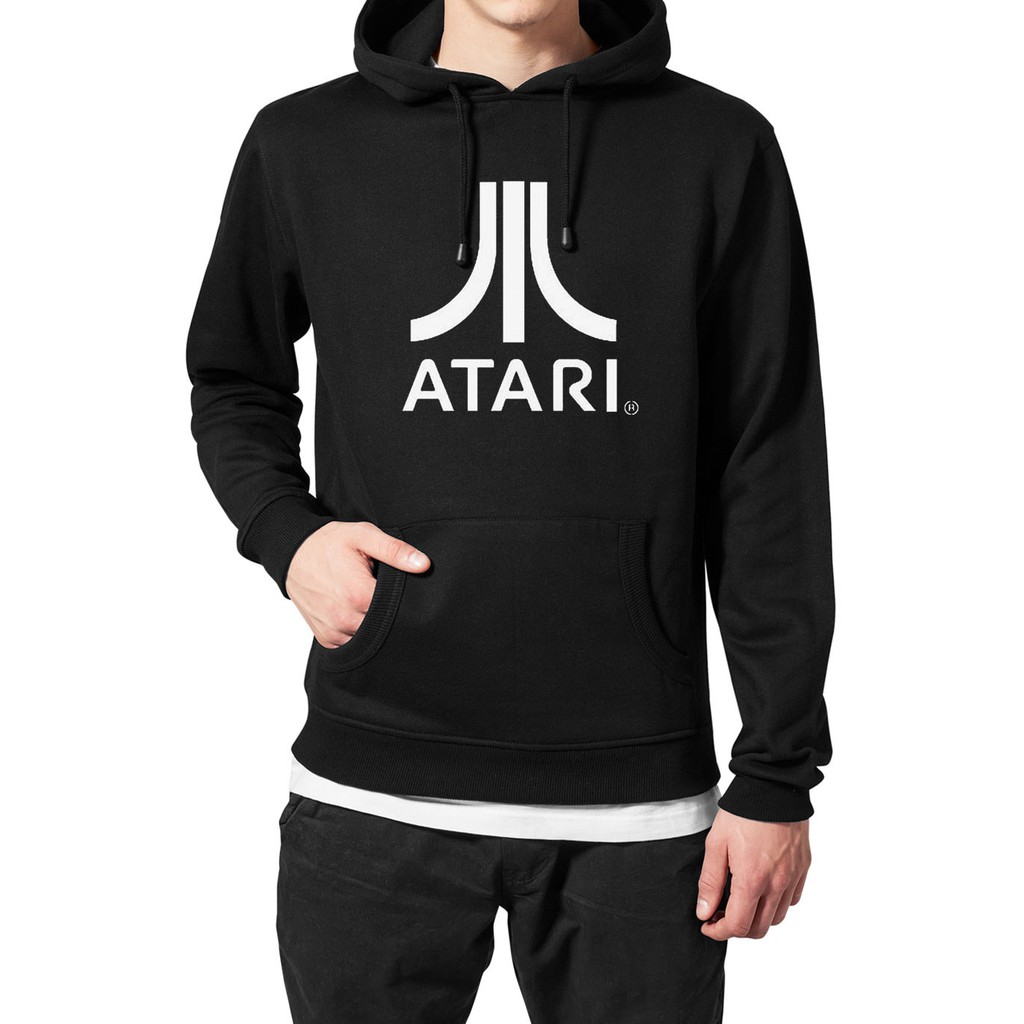 HOODIE SWEATER JUMPER GAME ATARI LOGO