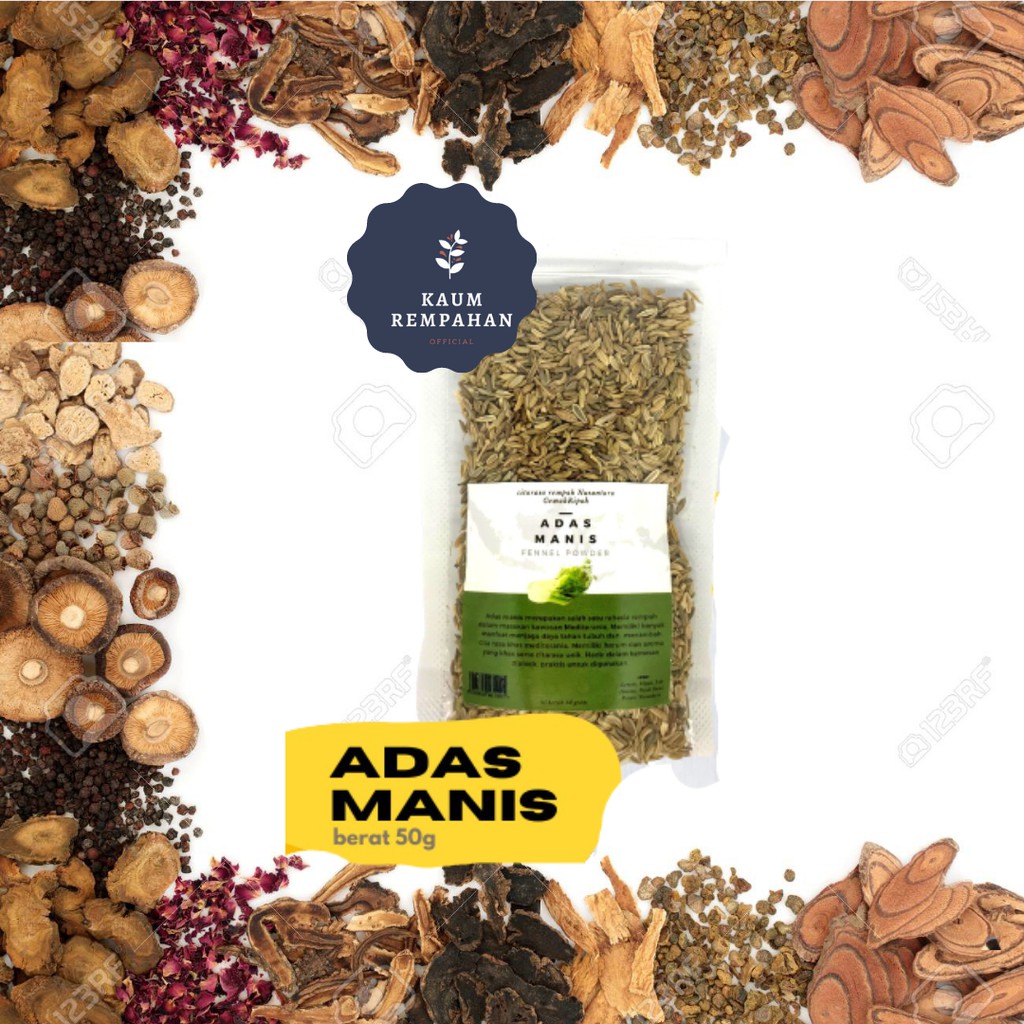 

Bumbu / Bumbu Penyedap - Adas Manis / Fennel Seeds