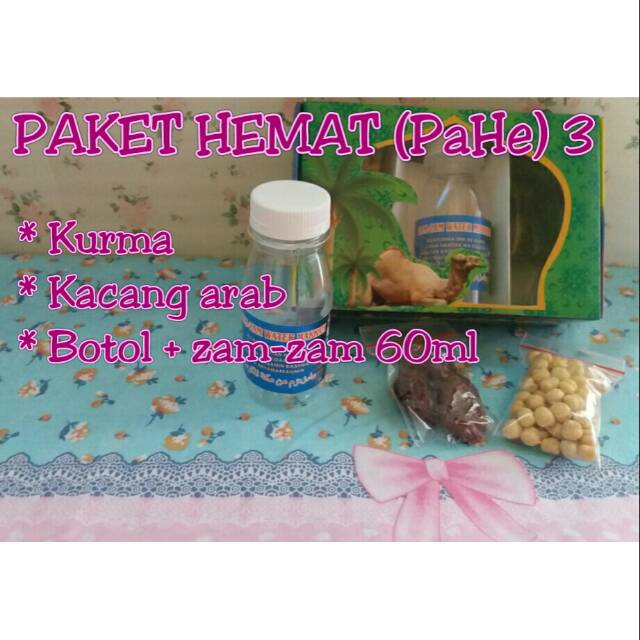 

Paket Hemat (PaHe) 3 oleh oleh haji umroh