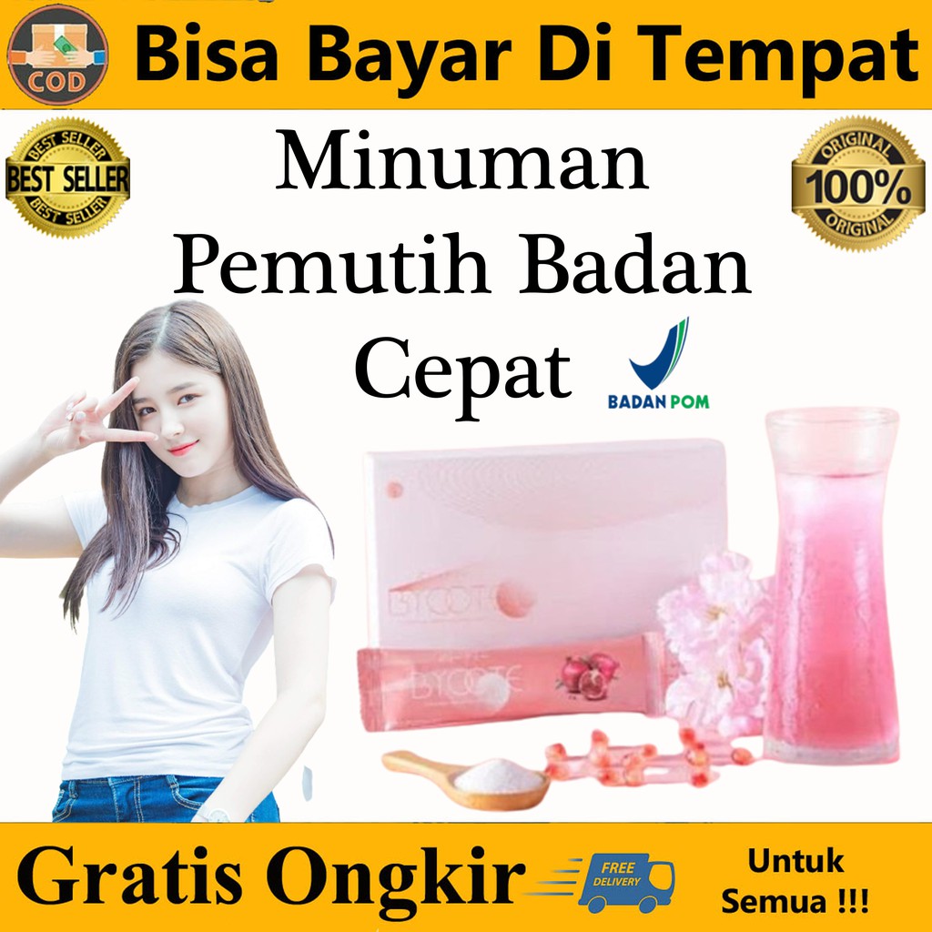 Obat Pemutih Badan Permanen Pemutih Kulit Permanen Suplemen Pemutih Badan Byoote Original Bpom Shopee Indonesia