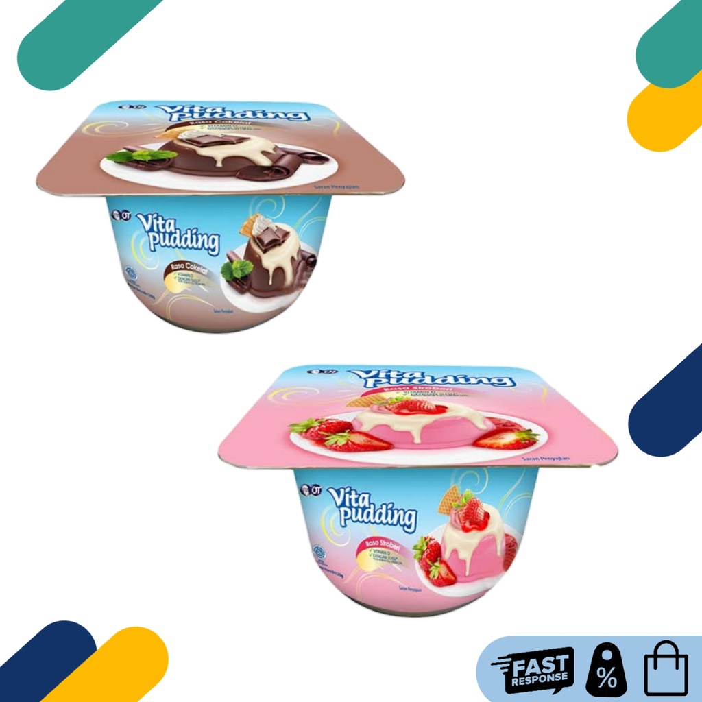 

PROMO !!! Vita Pudding Camilan Sehat Rasa Cokelat dan Strawberry