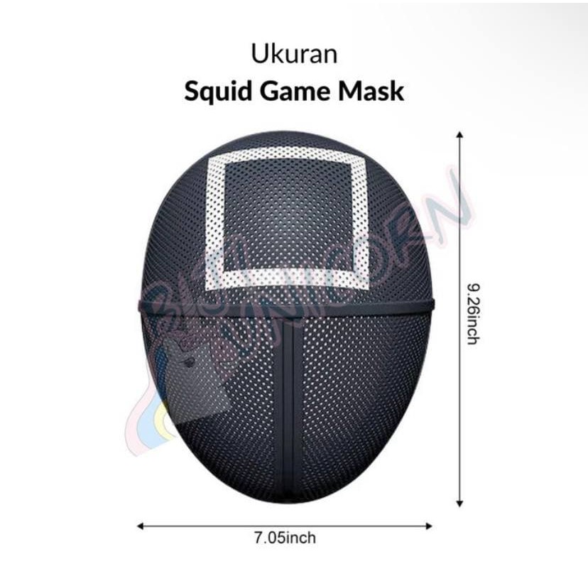 Original Topeng Squid Game Mask Muka Import From Korea Netflix Tiktok