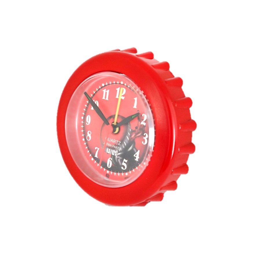 Jam Weker Murah Jam Weker Unik Bentuk Tutup Botol Warna Merah Free Baterai