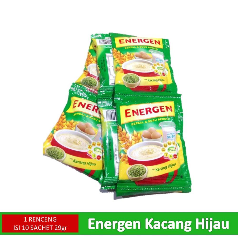 

ENERGEN KACANG HIJAU 10pc / ENERGEN KACANG HIJAU / ENERGEN
