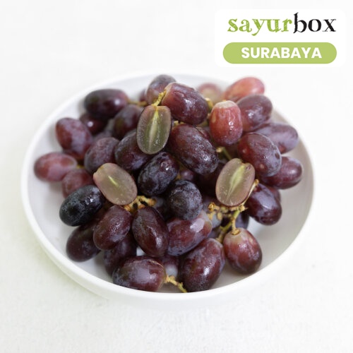 

Anggur Merah Seedless Import 500 gram (Sayurbox) - SURABAYA